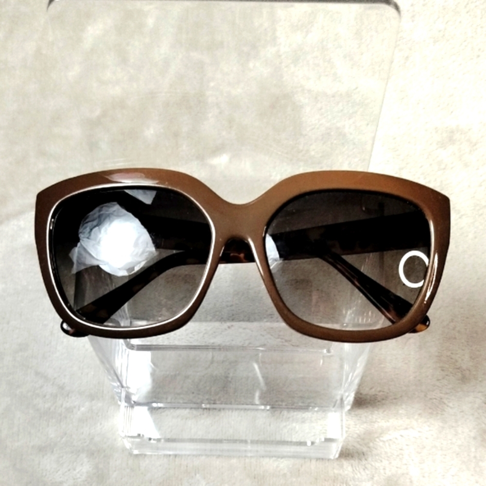 Vince Camuto Brown Oversized Square Sunglasses